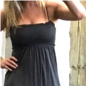 NWOT CeciCo Maxi Dress Sz S (grey)